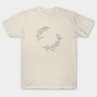 floral wreath T-Shirt